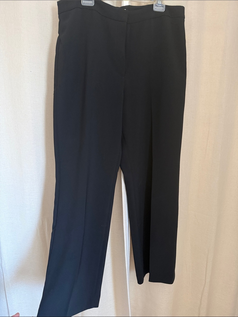 H&M Black Straight-Leg Dress Pants